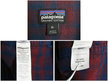パタゴニア ロングスリーブ フィヨルド フランネル シャツ メンズ XL / 22年製 チェック アウトドア 長袖シャツ ネルシャツ 大きいサイズ