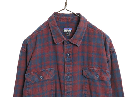 パタゴニア ロングスリーブ フィヨルド フランネル シャツ メンズ XL / 22年製 チェック アウトドア 長袖シャツ ネルシャツ 大きいサイズ