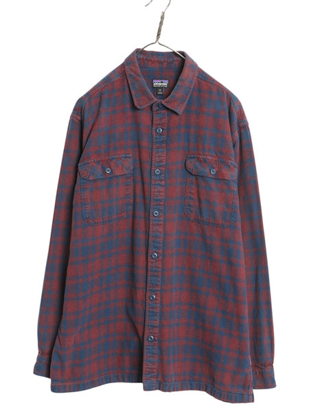 パタゴニア ロングスリーブ フィヨルド フランネル シャツ メンズ XL / 22年製 チェック アウトドア 長袖シャツ ネルシャツ 大きいサイズ