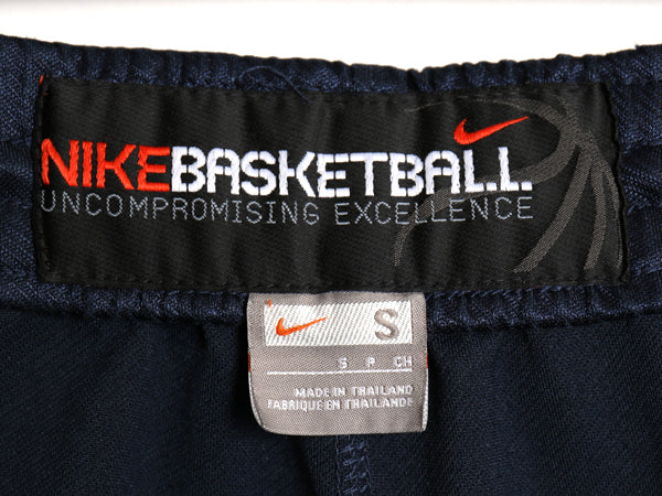00s ナイキ バスケットボール ショーツ メンズ S / オールド トラック バスパン ショートパンツ スウッシュ バスケ ポケット付き ツートン