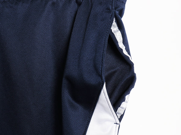 00s ナイキ バスケットボール ショーツ メンズ S / オールド トラック バスパン ショートパンツ スウッシュ バスケ ポケット付き ツートン