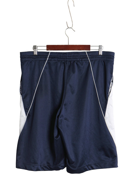 00s ナイキ バスケットボール ショーツ メンズ S / オールド トラック バスパン ショートパンツ スウッシュ バスケ ポケット付き ツートン