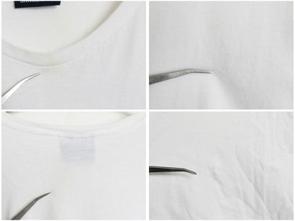 90s ポロスポーツ ラルフローレン プリント 半袖 Tシャツ メンズ XL / オールド グラフィック 星条旗 シングルステッチ 大きいサイズ 白