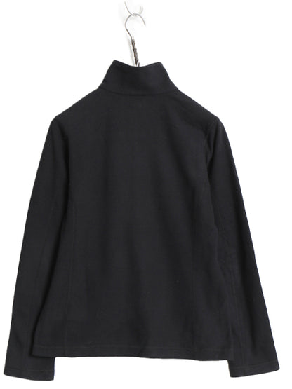 パタゴニア マイクロD ハーフジップ フリース プルオーバー レディース S / 18年製 アウトドア ロンT 長袖 Tシャツ ハイネック インナー 黒
