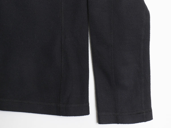 パタゴニア マイクロD ハーフジップ フリース プルオーバー レディース S / 18年製 アウトドア ロンT 長袖 Tシャツ ハイネック インナー 黒