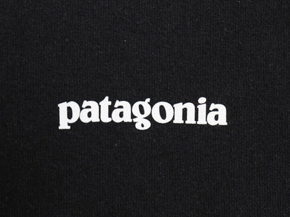 パタゴニア 両面 プリント 長袖Tシャツ メンズ XL / 20年製 アウトドア ロンT ロングスリーブ バックプリント 大きいサイズ カットソー 黒