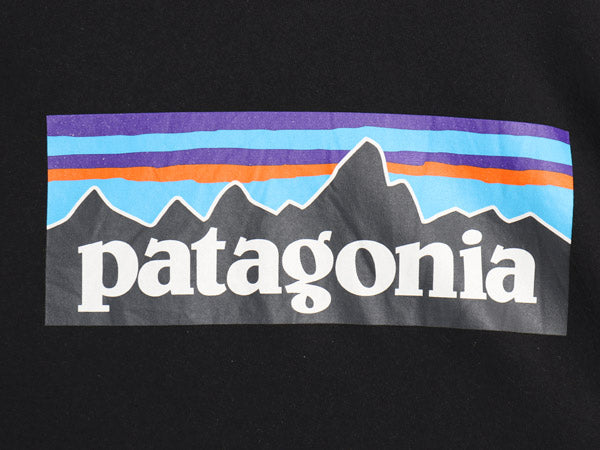 パタゴニア 両面 プリント 長袖Tシャツ メンズ XL / 20年製 アウトドア ロンT ロングスリーブ バックプリント 大きいサイズ カットソー 黒