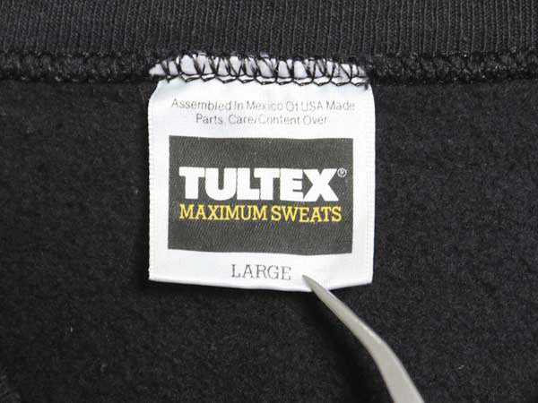 90s タズマニアンデビル × ハーレー ダビッドソン プリント スウェット メンズ レディース L オールド トレーナー 星条旗 キャラクター 黒