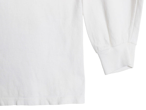 80s USA製 チャンピオン ヘンリーネック 長袖 Tシャツ メンズ L / ヴィンテージ ロンT ロングスリーブ スクリプト ワンポイント カットソー