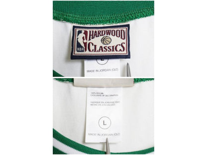 セルティックス ジャージ タンクトップ メンズ L NBA オフィシャル ラリー バード ユニフォーム バスケ ゲームシャツ 重ね着 復刻 ツートン