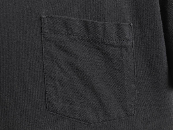 90s USA製 オールド ギャップ ポケット付き 無地 半袖 Tシャツ メンズ M / シングルステッチ ヘビーウェイト コットン ポケT 雰囲気系 黒