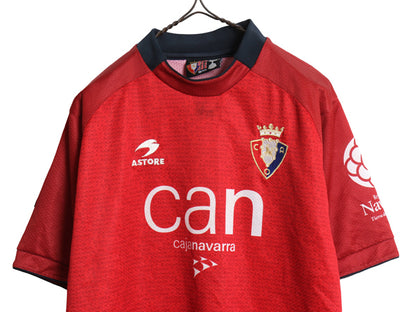 00s ☆ CAオサスナ メモリアル サッカー ユニフォーム  メンズ M / オールド 04 05 Astore 当時物 ラリーガ スペイン ホーム フットボール