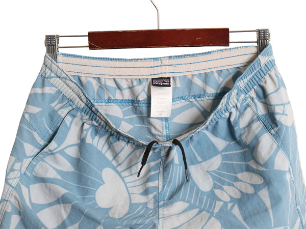 パタゴニア バギーズ ショーツ レディース M アウトドア 11年製 ボタニカル 総柄 ナイロン ショートパンツ 短パン 海パン 水陸両用 スイム