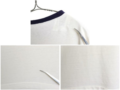 60s USA製 ★ チャンピオン USAFA  染込み プリント リンガー Tシャツ メンズ M / ヴィンテージ プロダクツタグ ミリタリー 軍物 AIR FORCE