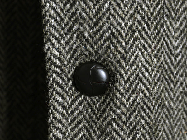 80s USA製 J PRESS ハリスツイード テーラード ジャケット メンズ XL 程/ ヴィンテージ ウール ツイード ブレザー ヘリンボーン ストライプ