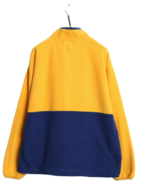 90s オールド ギャップ ハーフジップ フリース ジャケット メンズ XL アウトドア プルオーバー ハイネック ツートン 大きいサイズ ゆったり