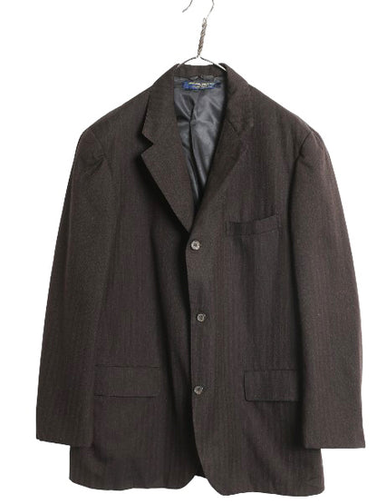 80s USA製 ブルックスブラザーズ メーカーズ テーラード ジャケット メンズ L 程 ヴィンテージ ブレザー スーツ ウール トラッド きれいめ