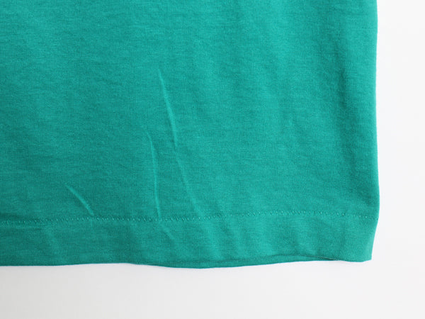 デッドストック 90s USA製 フルーツオブザルーム 無地 半袖 Tシャツ メンズ L / 新品 シングルステッチ カットソー トップス ブランク 緑 