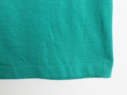 デッドストック 90s USA製 フルーツオブザルーム 無地 半袖 Tシャツ メンズ L / 新品 シングルステッチ カットソー トップス ブランク 緑 