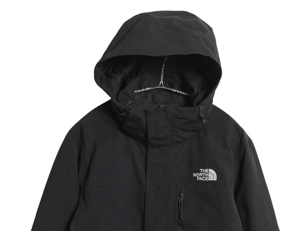 US企画 ノースフェイス DRYVENT マウンテンパーカー ジャケット メンズ S ナイロン フルジップ マンパ ジャンパー ブルゾン アウトドア 黒