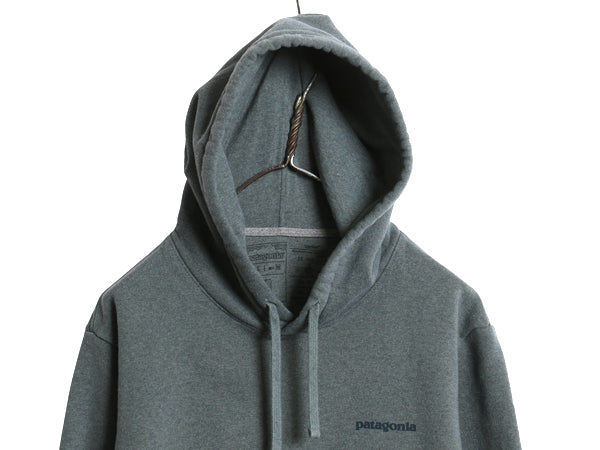 パタゴニア 両面 プリント スウェット フード パーカー メンズ М レディース L 23年製 トレーナー プルオーバー 波タグ アウトドア 裏起毛