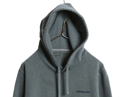 パタゴニア 両面 プリント スウェット フード パーカー メンズ М レディース L 23年製 トレーナー プルオーバー 波タグ アウトドア 裏起毛