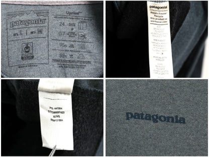 パタゴニア 両面 プリント スウェット フード パーカー メンズ М レディース L 23年製 トレーナー プルオーバー 波タグ アウトドア 裏起毛