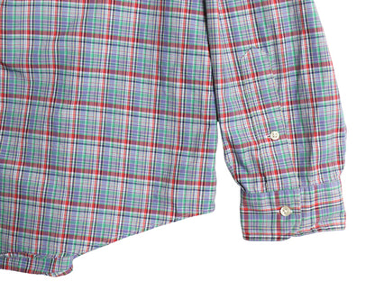 ラルフローレン チェック 長袖 ボタンダウン シャツ メンズ XL ポロ 長袖シャツ コットン ワイシャツ ゆったり 大きいサイズ マルチカラー