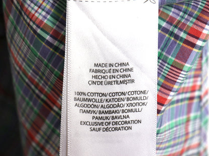 ラルフローレン チェック 長袖 ボタンダウン シャツ メンズ XL ポロ 長袖シャツ コットン ワイシャツ ゆったり 大きいサイズ マルチカラー