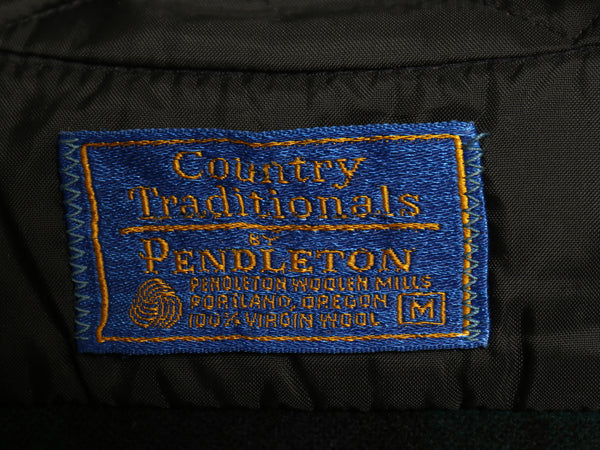 70s USA製 ペンドルトン チェック 長袖 ウール シャツ メンズ M / ヴィンテージ 長袖シャツ ブラックウォッチ マルチカラー ポケット付き
