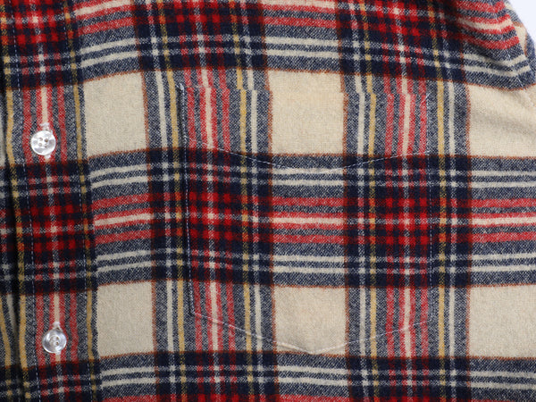 70s USA製 ペンドルトン チェック 長袖 ウール シャツ メンズ L / 古着 ヴィンテージ 長袖シャツ ポケット付き カジュアル マルチカラー