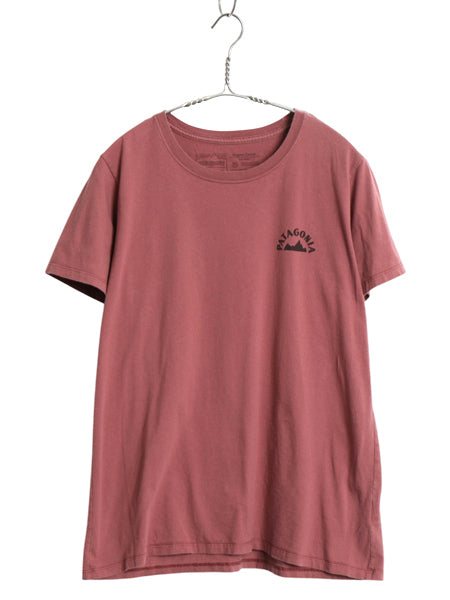 パタゴニア プリント 半袖 Tシャツ レディース M / 18年製 アウトドア バックプリント グラフィック アート イラスト カットソー シンプル 