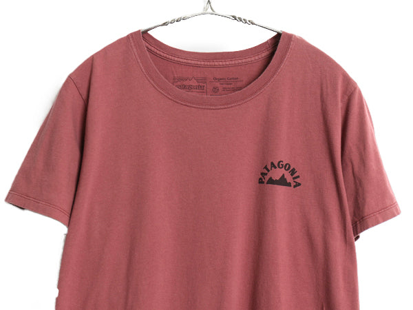 パタゴニア プリント 半袖 Tシャツ レディース M / 18年製 アウトドア バックプリント グラフィック アート イラスト カットソー シンプル 