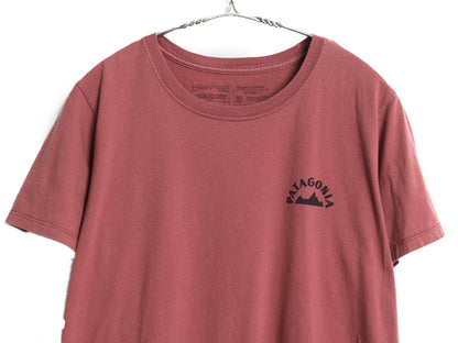 パタゴニア プリント 半袖 Tシャツ レディース M / 18年製 アウトドア バックプリント グラフィック アート イラスト カットソー シンプル 