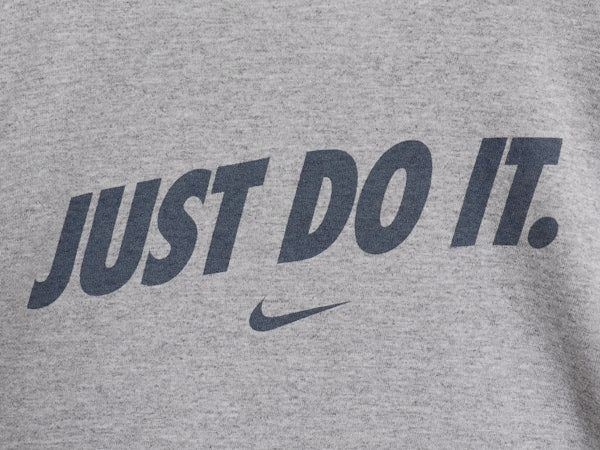 00s ナイキ 両面 プリント Tシャツ メンズ L / オールド カットソー US NAVY フットボール スウッシュ ヘビーウェイト 海軍 ミリタリー 灰
