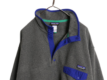 パタゴニア シンチラ スナップT メンズ L 14年製 プルオーバー フリース ジャケット ブルゾン ジャンパー ハイネック アウトドア ツートン