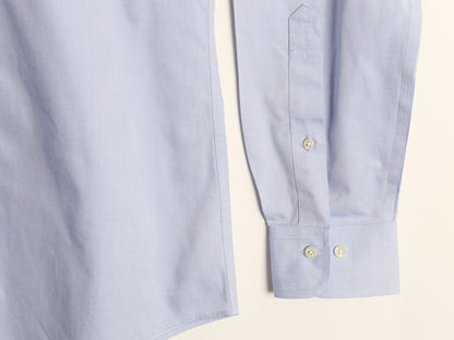 ブルックスブラザーズ 長袖 シャツ メンズ S / SLIM FIT オックスフォード コットン 無地 ワイシャツ ポケット付き ノーアイロン ビジネス