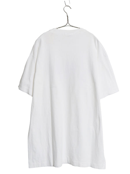 90s USA製 ウシ ジョーク イラスト プリント Tシャツ メンズ XL / オールド グラフィック アート ヘビーウェイト コットン 大きいサイズ 白