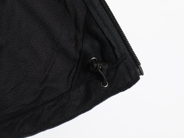 デッドストック US企画 ノースフェイス ソフトシェル ベスト メンズ L / フルジップ ストレッチ 重ね着 前開き ハイネック 企業物 ブラック