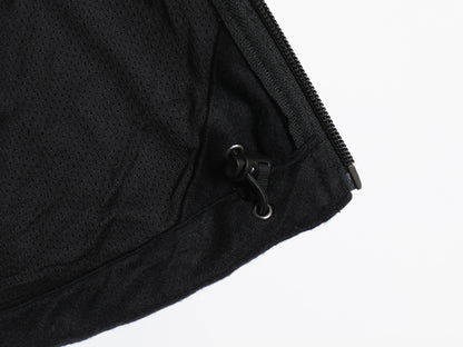 デッドストック US企画 ノースフェイス ソフトシェル ベスト メンズ L / フルジップ ストレッチ 重ね着 前開き ハイネック 企業物 ブラック