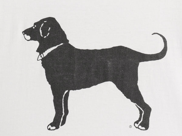 90s USA製 The Black Dog ドッグ イラスト プリント Tシャツ メンズ レディース S オールド アニマル アート キャラクター ヘビーウェイト