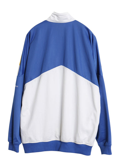 90s ウィルソン フルジップ トラック ジャケット メンズ XL / オールド ジャージ ハイネック ブルゾン ジャンパー ストレッチ 大きいサイズ