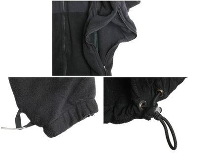 米軍実物 US NAVY ECWCS GEN2 フルジップ フリース ライナー ジャケット MEDIUM SHORT 08年製 ミリタリー USN 軍物 ジャンパー ブルゾン 黒