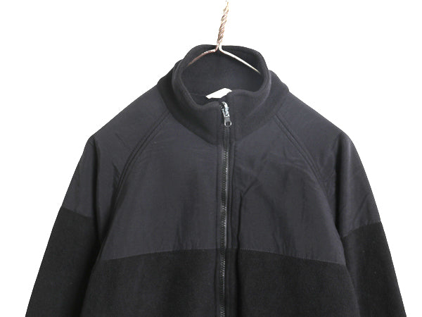 米軍実物 US NAVY ECWCS GEN2 フルジップ フリース ライナー ジャケット MEDIUM SHORT 08年製 ミリタリー USN 軍物 ジャンパー ブルゾン 黒