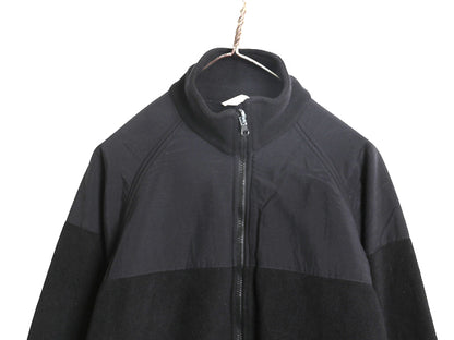 米軍実物 US NAVY ECWCS GEN2 フルジップ フリース ライナー ジャケット MEDIUM SHORT 08年製 ミリタリー USN 軍物 ジャンパー ブルゾン 黒