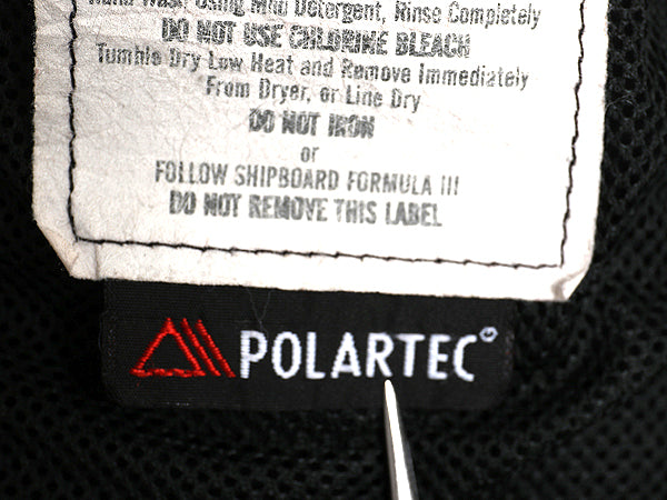 米軍実物 US NAVY ECWCS GEN2 フルジップ フリース ライナー ジャケット MEDIUM SHORT 08年製 ミリタリー USN 軍物 ジャンパー ブルゾン 黒