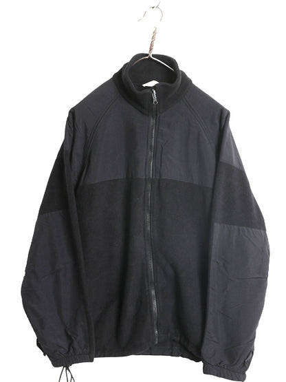 米軍実物 US NAVY ECWCS GEN2 フルジップ フリース ライナー ジャケット MEDIUM SHORT 08年製 ミリタリー USN 軍物 ジャンパー ブルゾン 黒