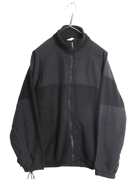 米軍実物 US NAVY ECWCS GEN2 フルジップ フリース ライナー ジャケット MEDIUM SHORT 08年製 ミリタリー USN 軍物 ジャンパー ブルゾン 黒