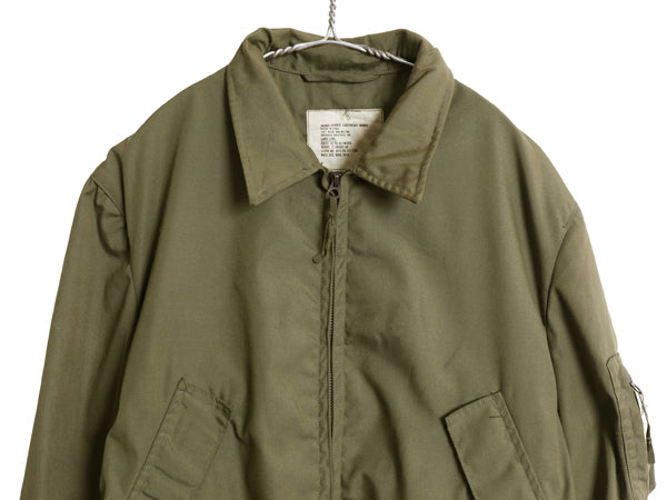 70s 米軍実物 US ARMY ヘリクルー ジャケット LARGE LONG ヴィンテージ 79年製 ミリタリー ボンバー フライト CVC タンカース ノーメックス