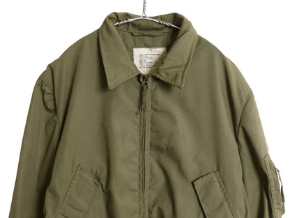 70s 米軍実物 US ARMY ヘリクルー ジャケット LARGE LONG ヴィンテージ 79年製 ミリタリー ボンバー フライト CVC タンカース ノーメックス